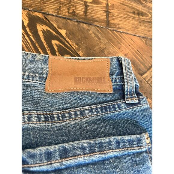 Rock & Roll Barrel Relaxed Straight Men 30x34 Western Cowboy Aztec Grunge Barn - Picture 8 of 12